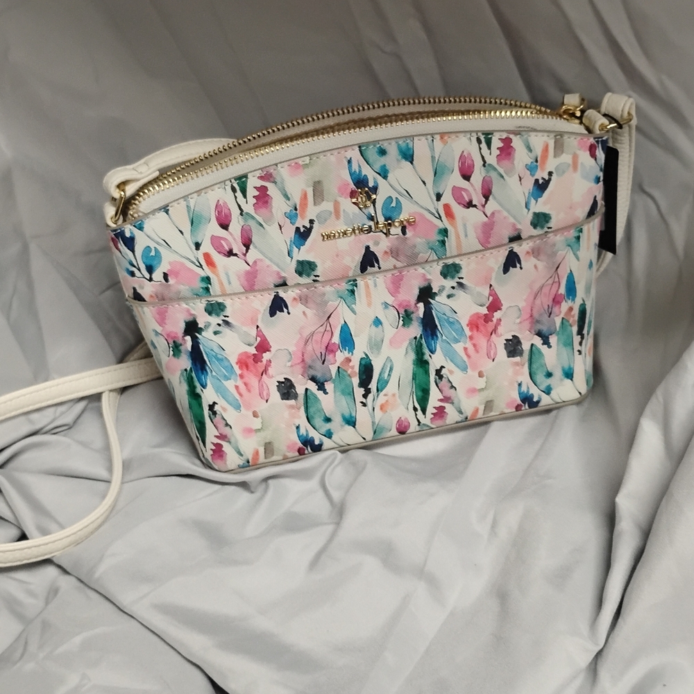 Nanette Lepore Multicolor Floral Crossbody Bag